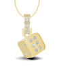 Diamond Dice Pendant