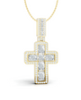 Emerald Cross Pendant
