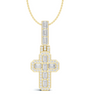 Royal Baguette Cross Pendant