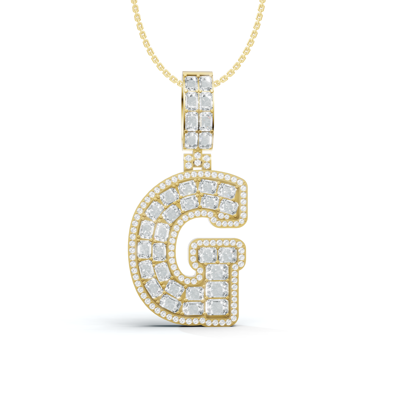 Diamond Initial G Pendant