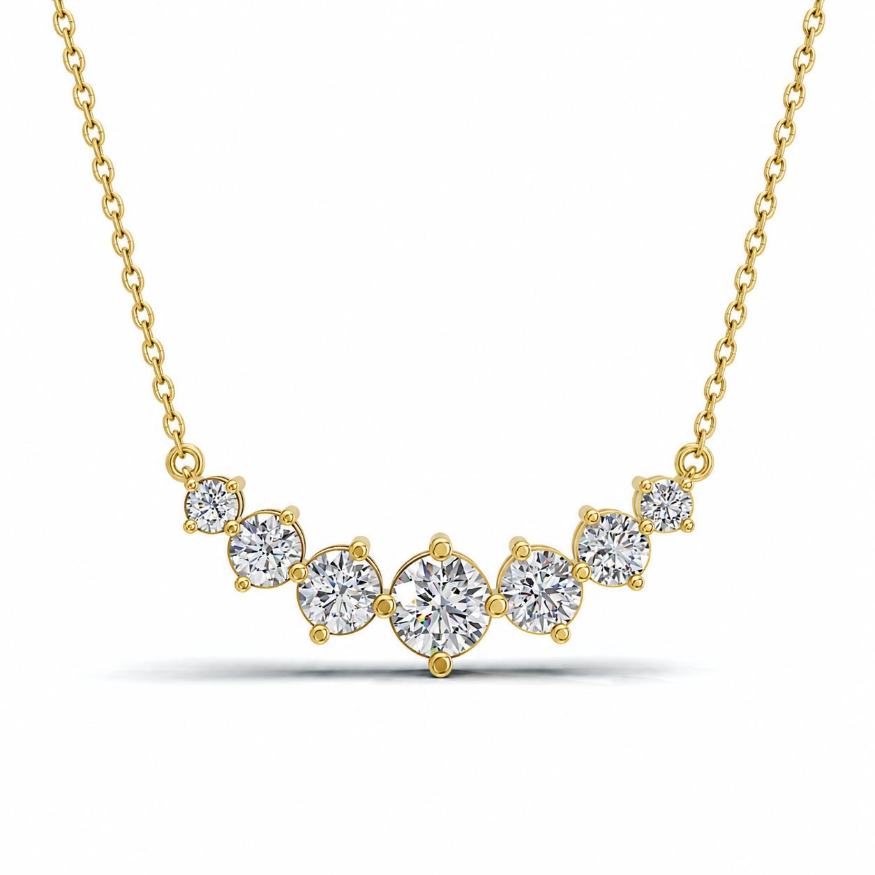 Graduated Diamond Pendant
