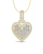 Iced Heart Pendant