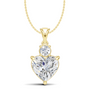 Heart Diamond Pendant Charm