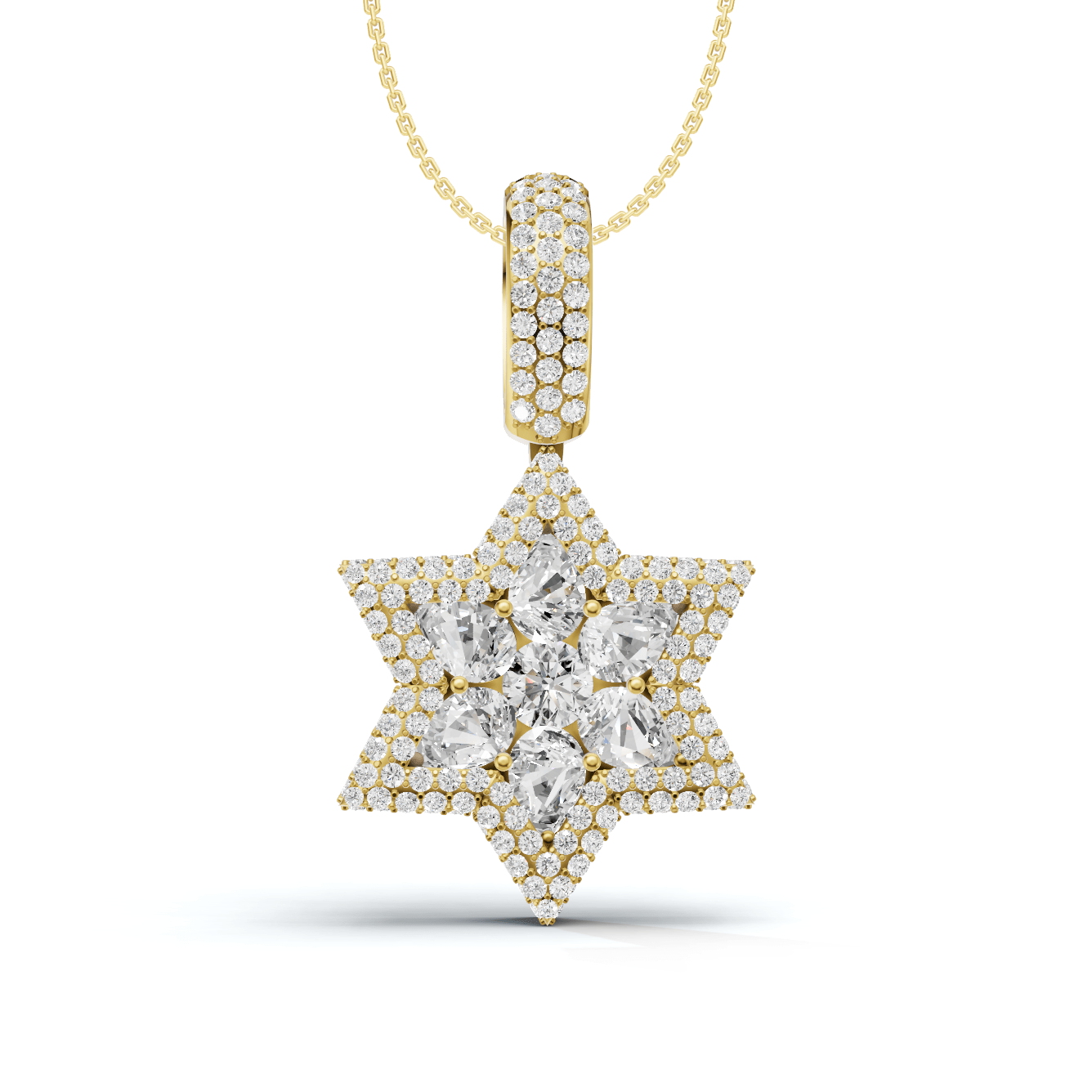 Star Diamond Statement Pendant