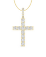 Majestic Diamond Cross Pendant