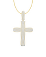 Statement Diamond Cross Pendant