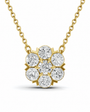 Floral Diamond Pendant