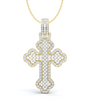 Baguette Cross Pendant