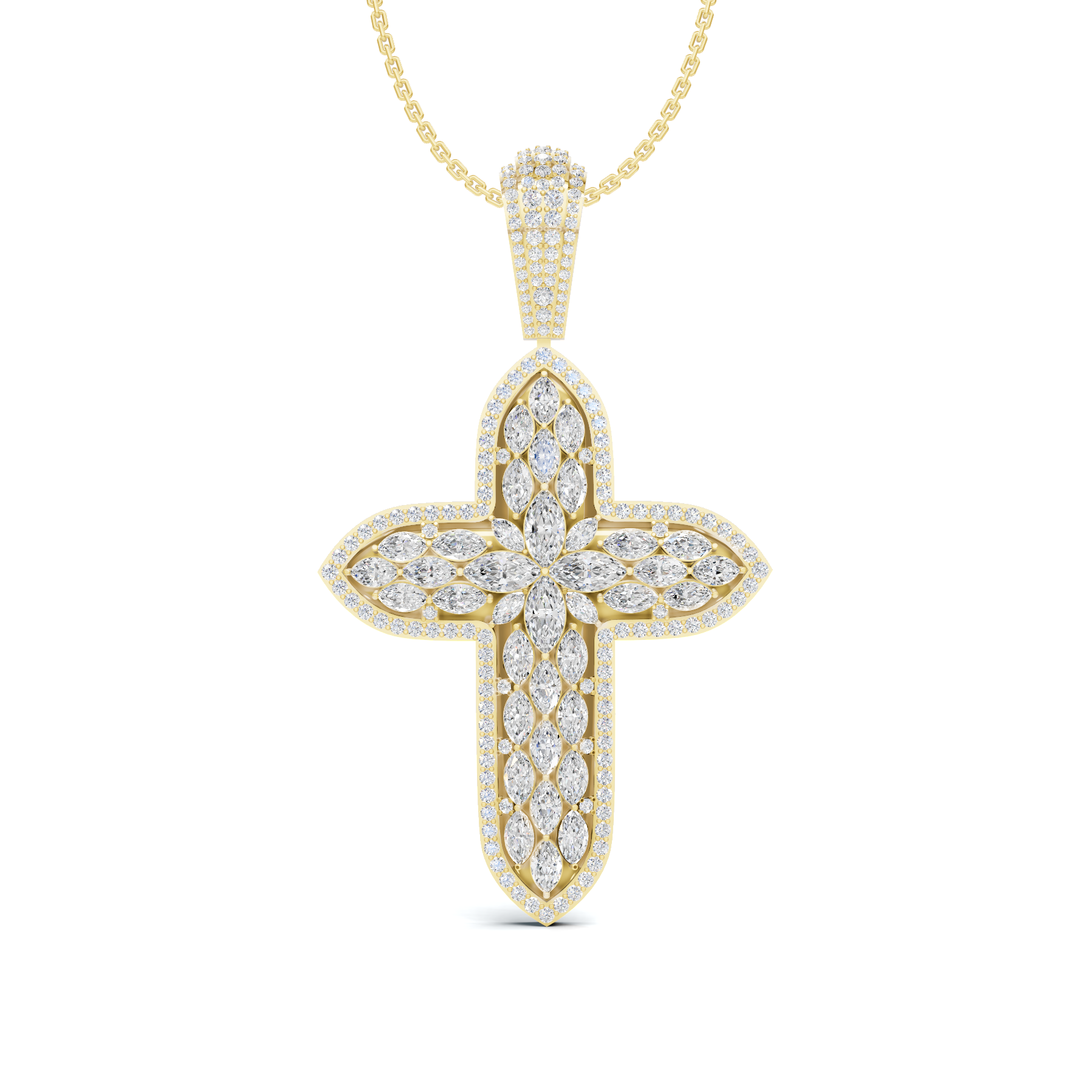Diamond Cross Pendant